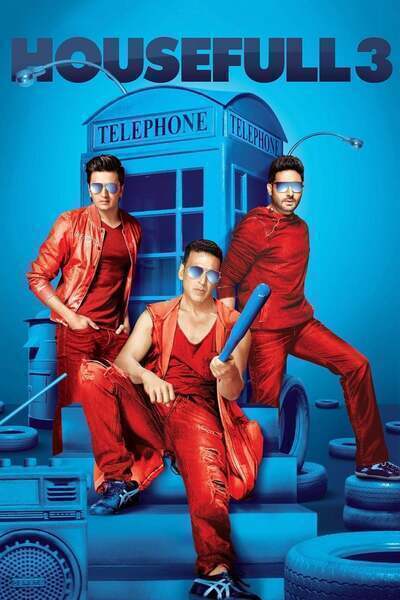 Housefull 3 Hindi Dubbed Movie Poster (2016)