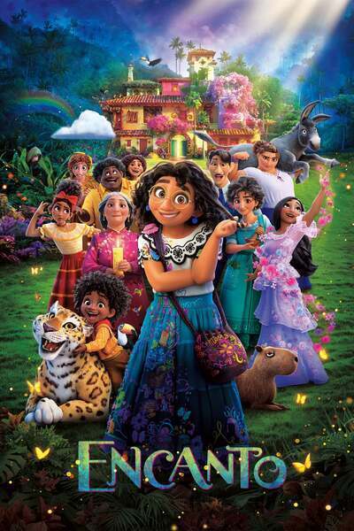 Encanto Hindi Dubbed Movie Poster (2021)