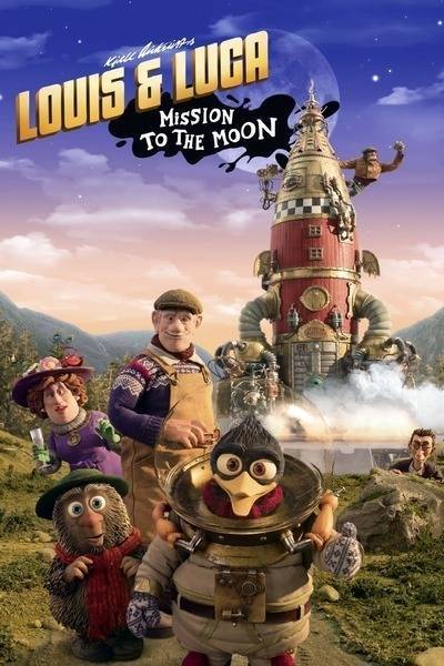 Louis & Luca: Mission to the Moon Hindi Dubbed Movie Poster (2018)