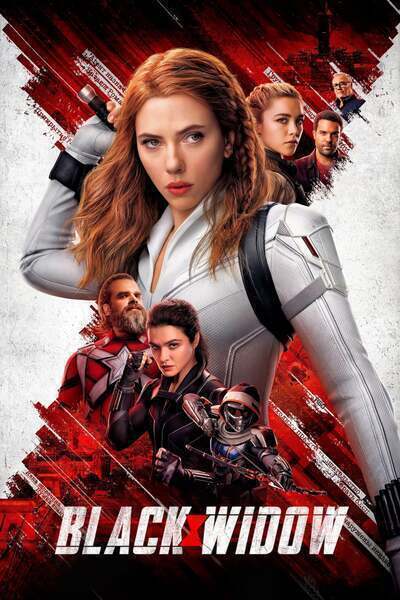 Black Widow Hindi Dubbed Movie Poster (2021)
