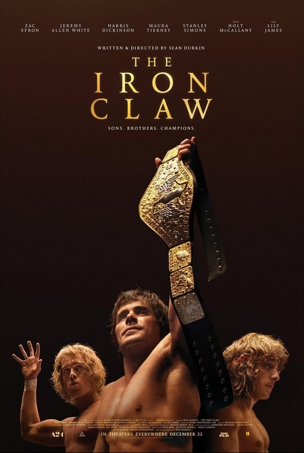 The Iron Claw Hindi Dubbed Movie Poster (2023)